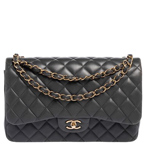 chanel flap bag dark grey|chanel flap bag price.